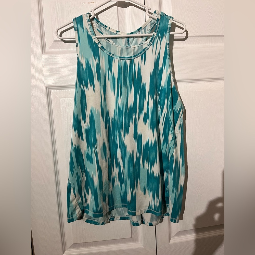🌸🌸5 for $15🌸🌸Teal and White Sleeveless Top
